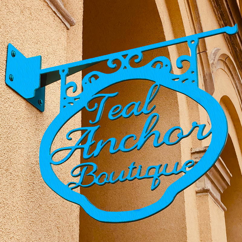 teal anchor boutique signage - original image with extras added